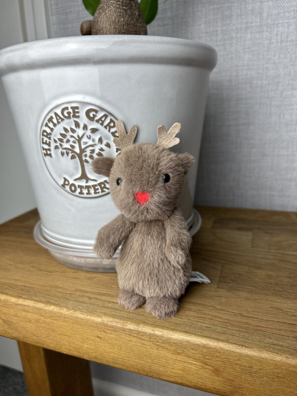Jellycat Tiny Fluffy Reindeer - Fluffy Tiny - Tiny Fluffy Reindeer - Reindeer