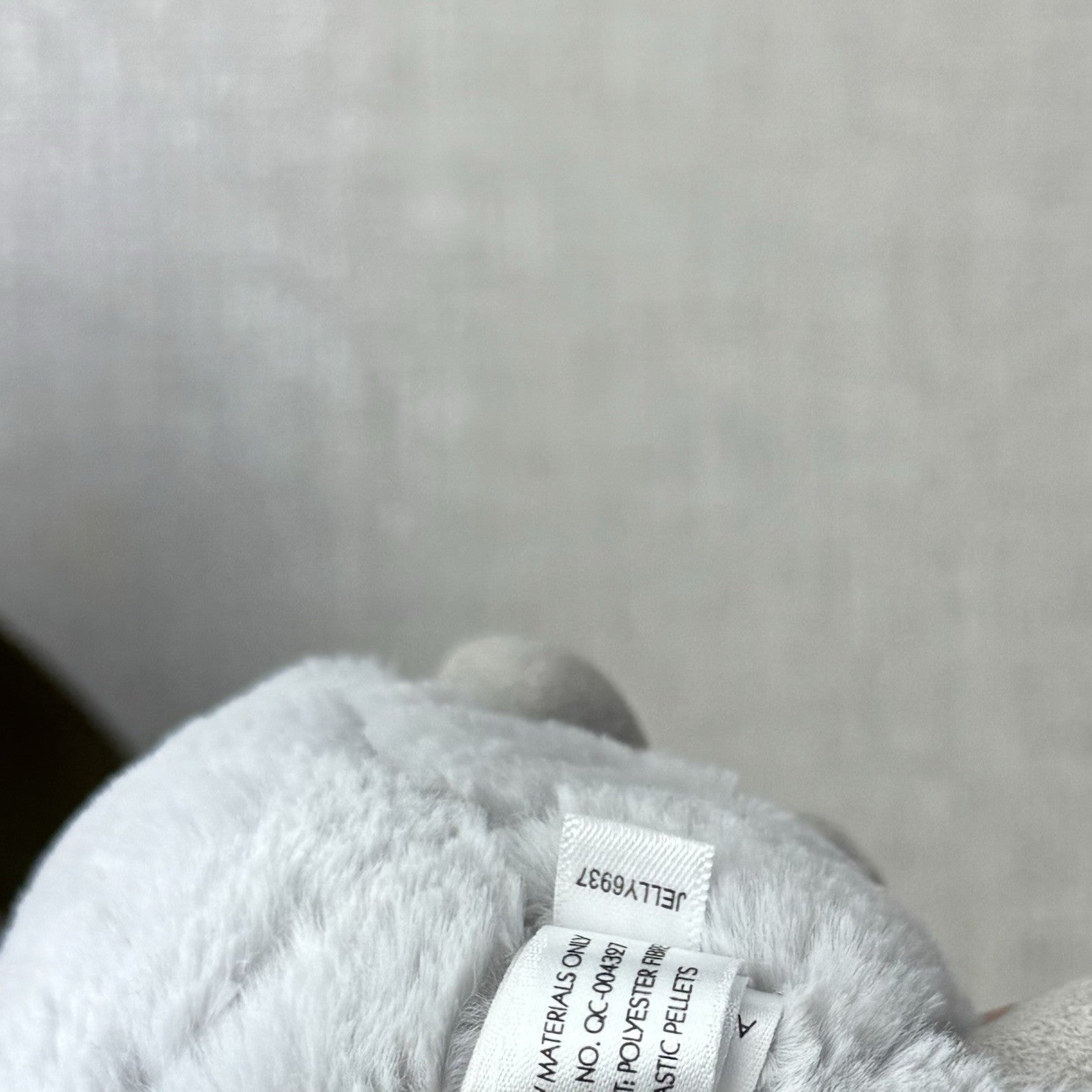 Jellycat Misty Chinchilla - Silver Grey Small Chinchilla Beanie Retired 6” (#2)