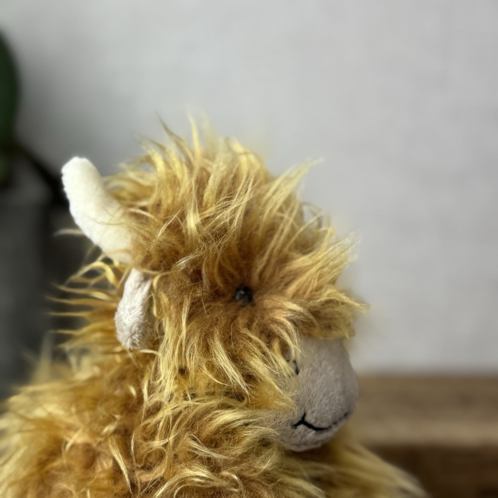 Jellycat Small Truffles Cow - Fluffy Cow Cushion Small Highland Cow Retired 7”