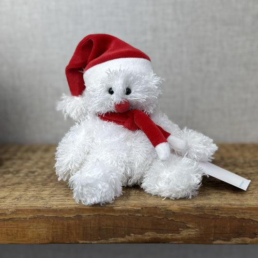 The Little White Company Mini Snowman Beanie - Jellycat Collaboration New Tags