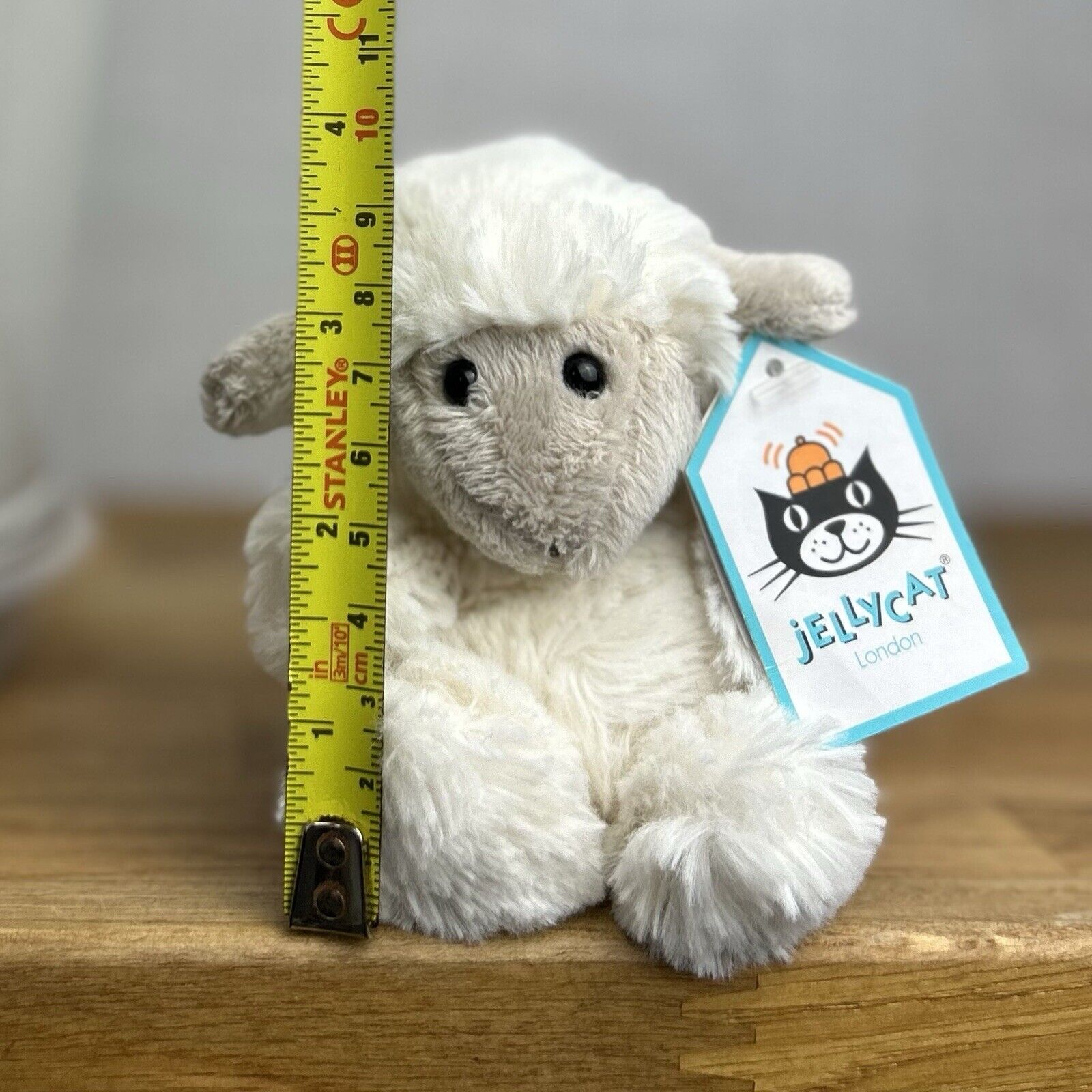 Jellycat Baby Poppet Sheep With Tags - Tiny Poppet Sheep - Baby Poppet 4”