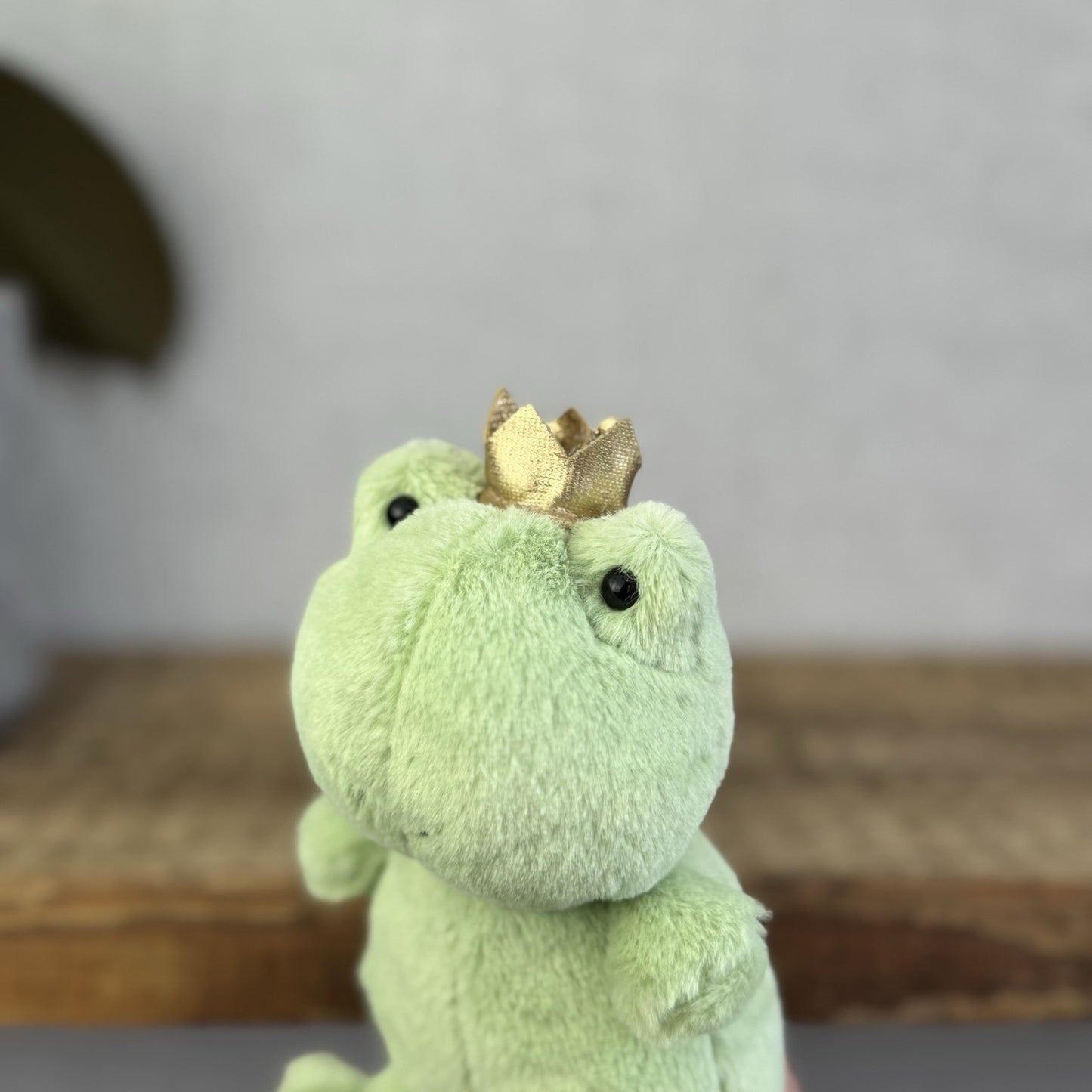 Jellycat Crowning Croaker Green Frog - Small Mini Frog - Pocket Pal - Frog Plush