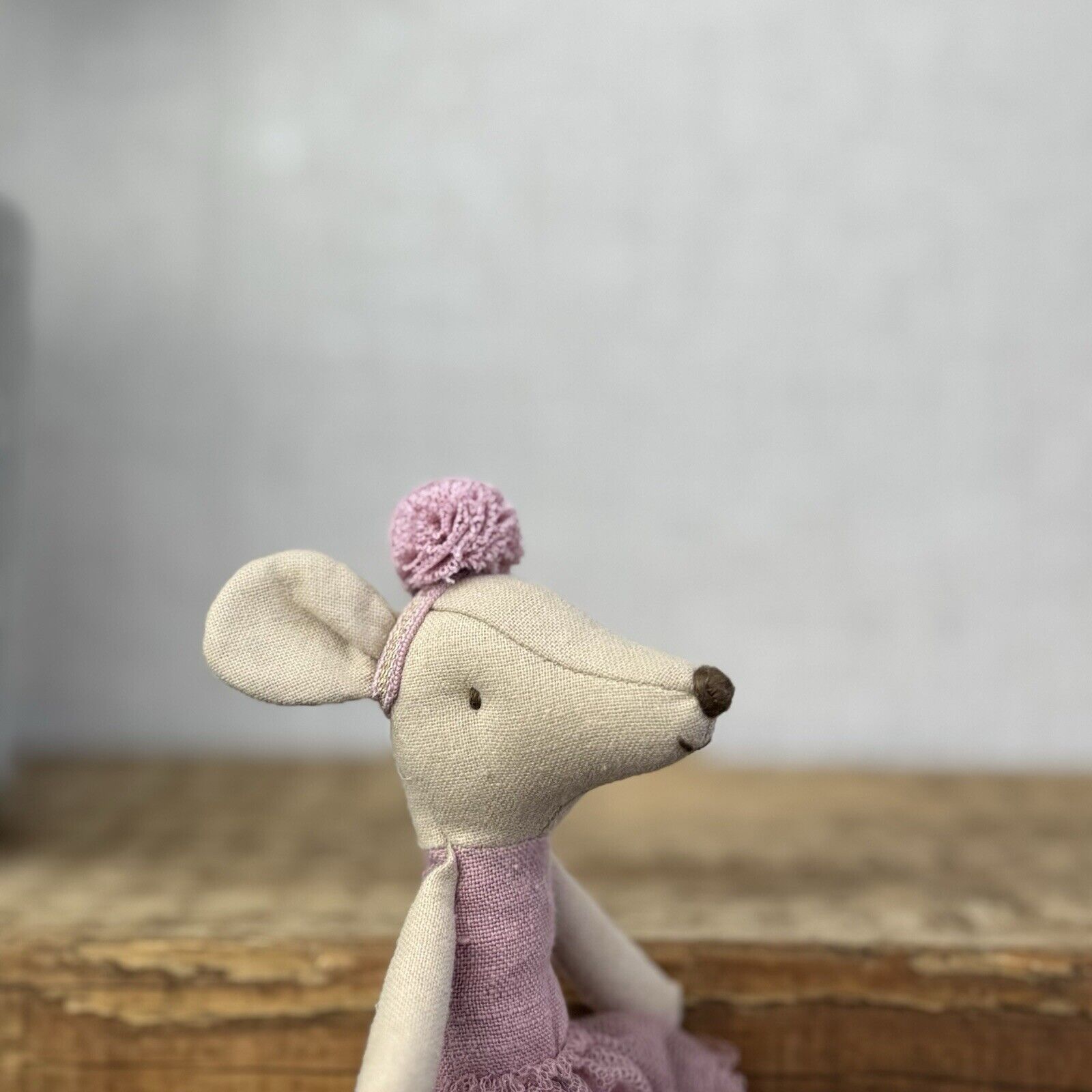 Maileg Ballerina Mouse - Big Sister - Heather - Purple Ballet Mouse Mice New
