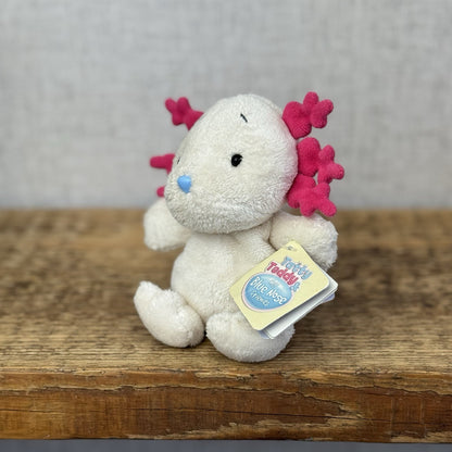 Blue Nose Friends Eduado The Axolotl White/pink Rare Collectible (imperfect Tag)