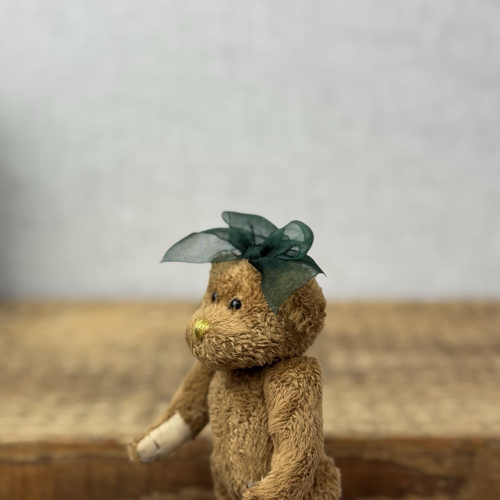 Miniature OOAK Shudehill Bear - 5 way Jointed Tiny Customised Teddy 5" NWOT
