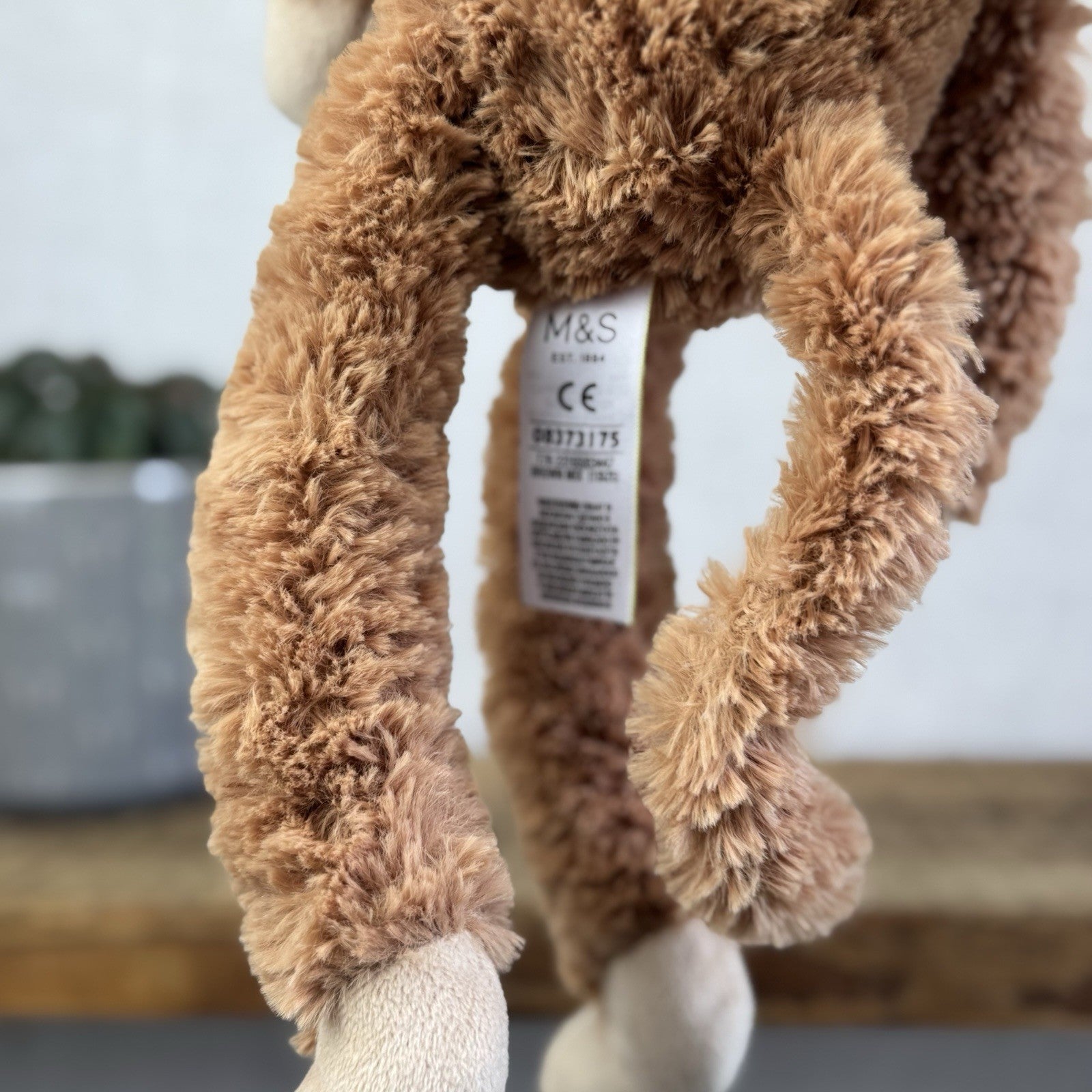 Marks & Spencers Soft Toy  - My First Monkey Brown NWOT - 08373175