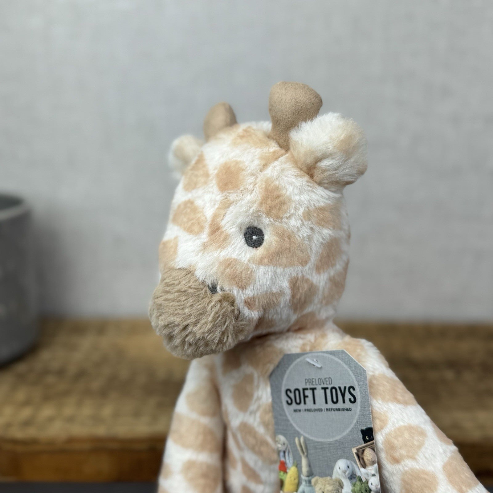 Mamas And Papas Soft Toy Welcome To The World Giraffe 12"