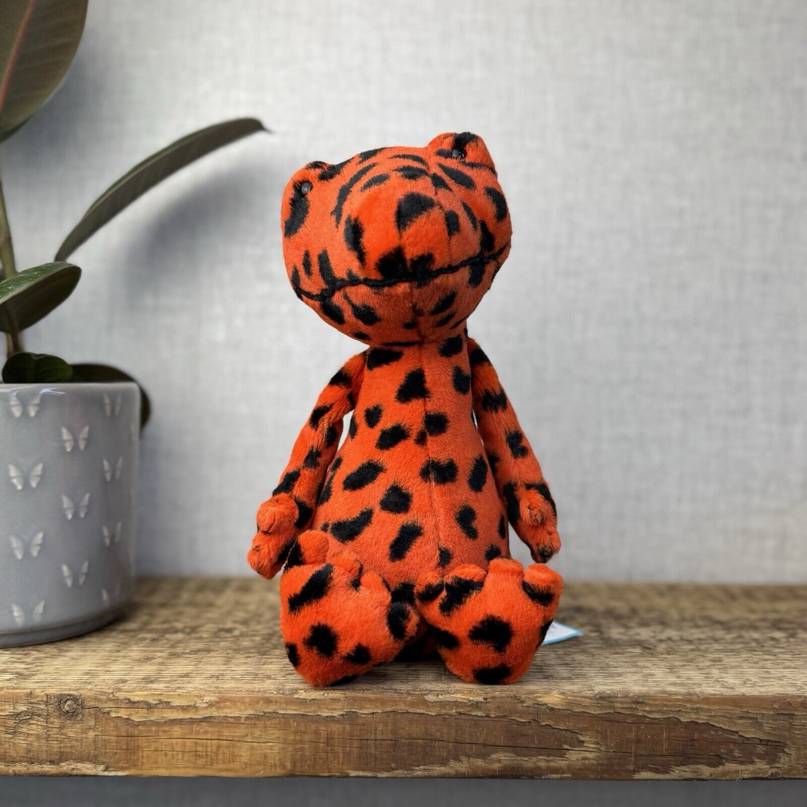 Jellycat Syd Salamander - Red Spotty Lizard New With Tags Medium 12"