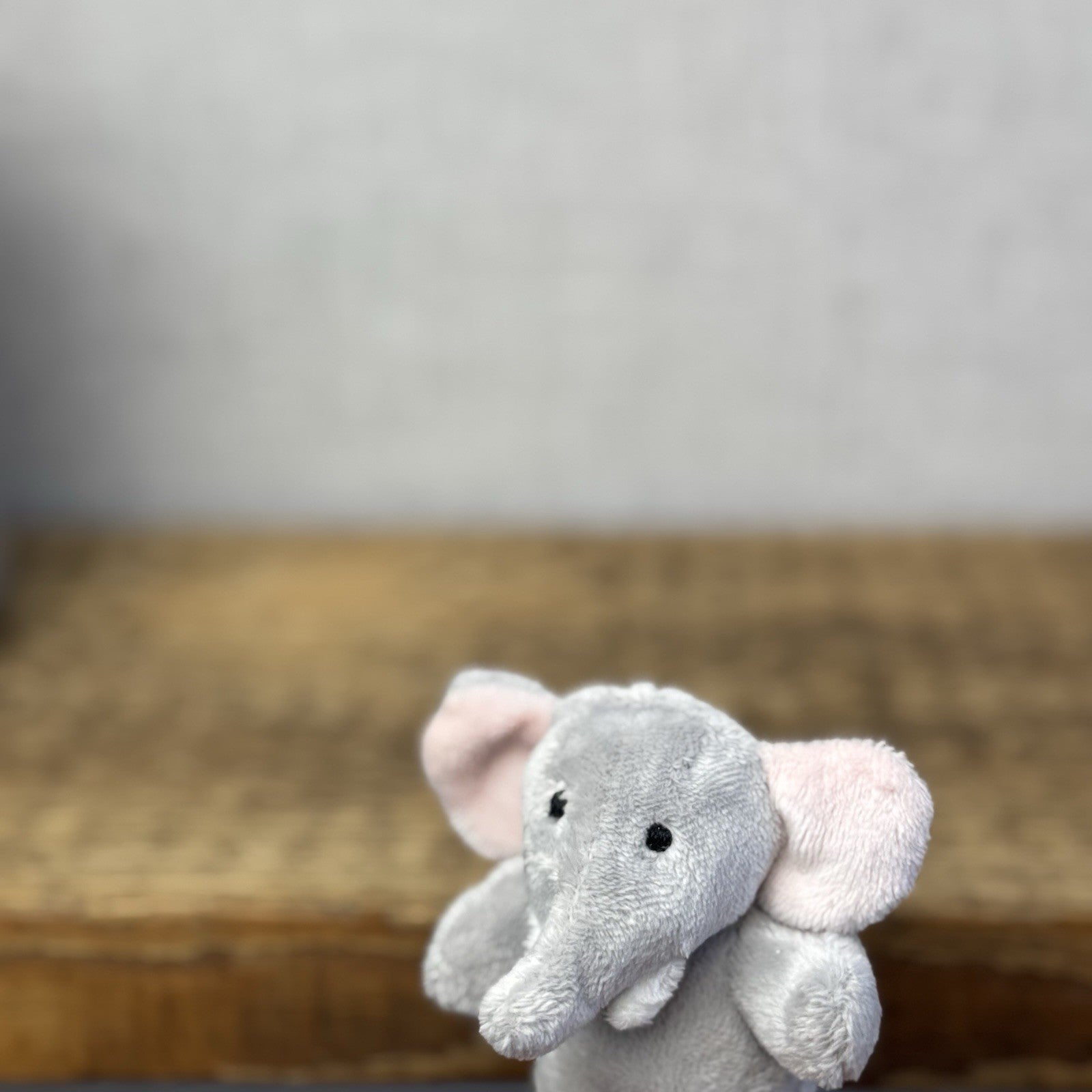 Marks & Spencers Soft Toy - M&S Miniature Elephant Plush Vintage - 7913686