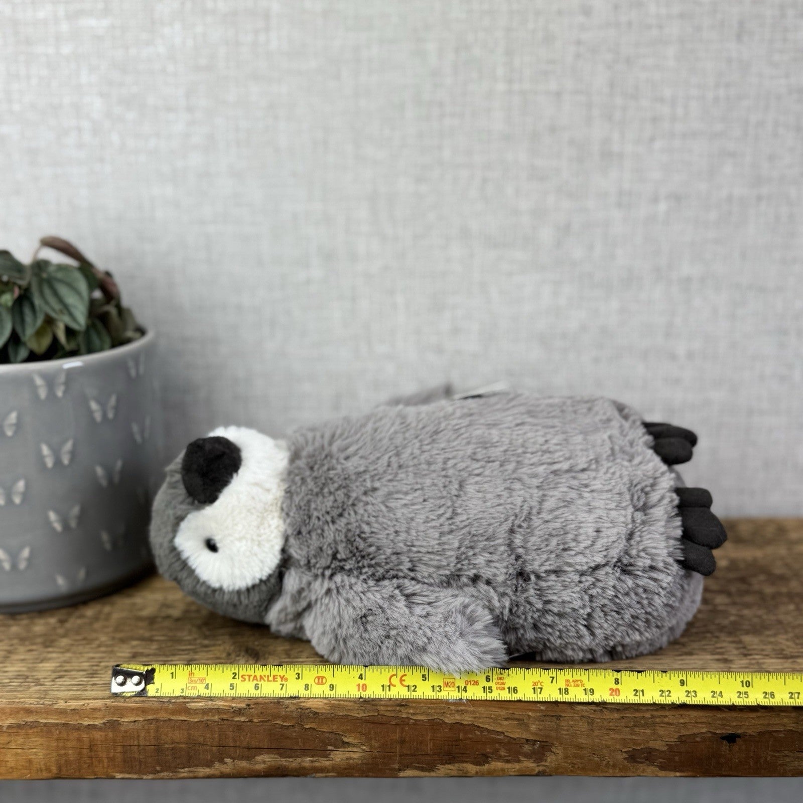 Jellycat Percy Penguin Medium Soft Plush Toy -  Grey Fluffy Penguin Plush 10"