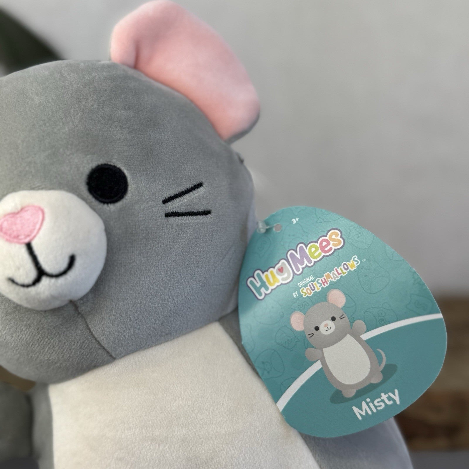 Squishmallow Hug Mees - Misty Mouse Hugmee - New Mouse Squishmallow 10"