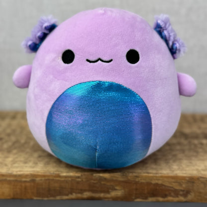 Squishmallow Monica The Axolotl 7" Purple Sea Creature Stuffed Toy Retired