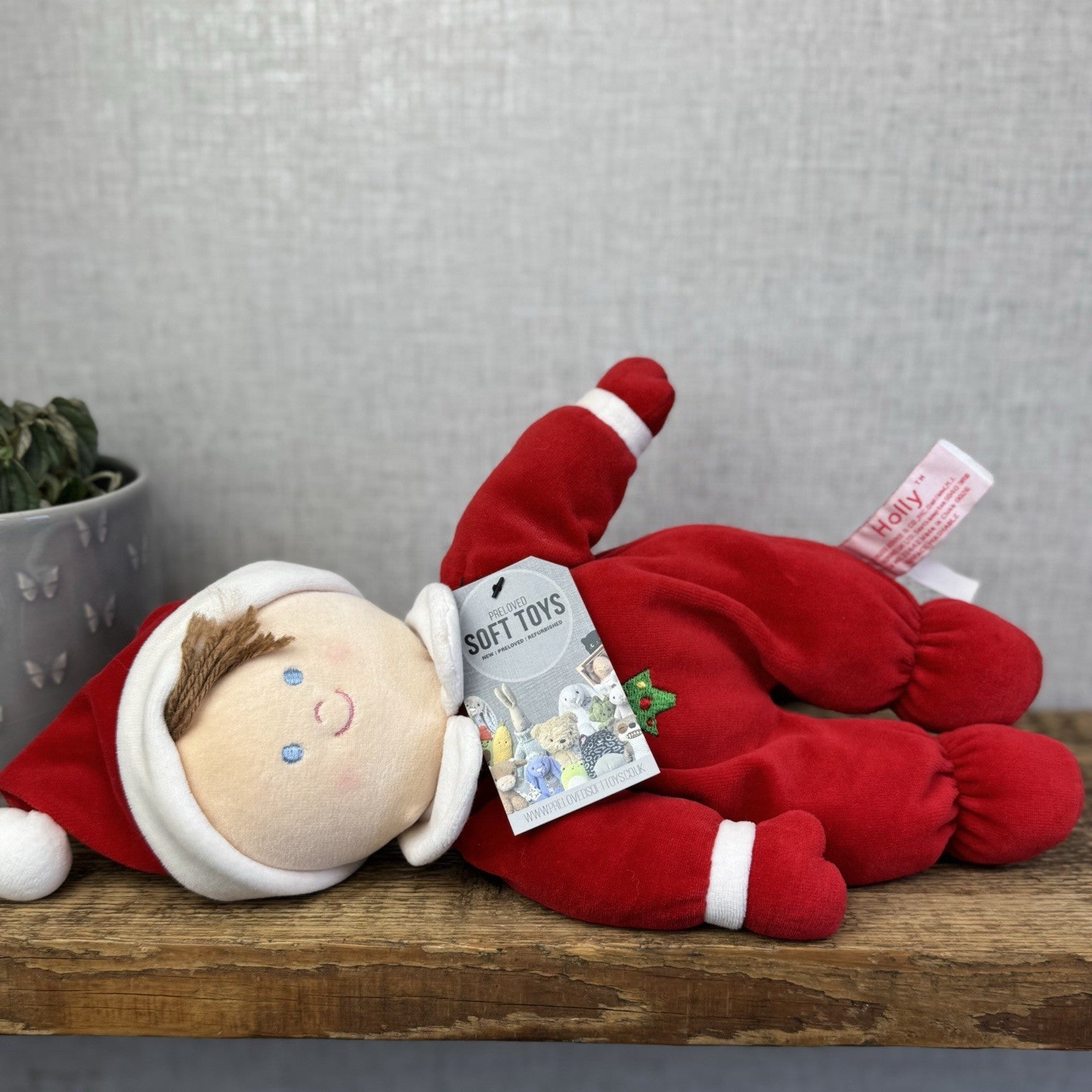 Russ Berrie - Baby Holly Dolly - Rare Vintage Soft Body Doll Plush Collectible