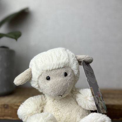Jellycat Large Poppet Lamb - Cream Poppet Sheep Tiny Pocket Pal Retired 6”