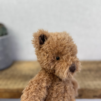 Jellycat Medium Cinnamon Bear - Brown Fuzzy Bear Beanie Retired Rare With Tags
