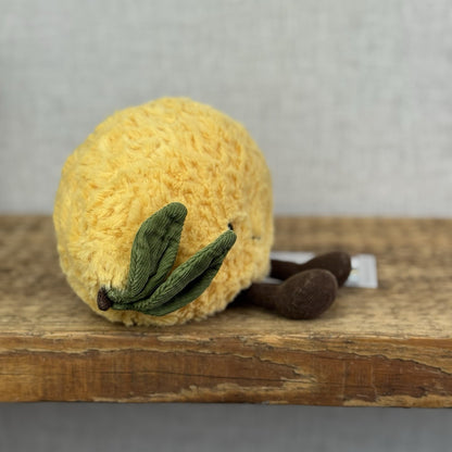 Jellycat Small Amuseable Lemon - Small Lemon With Legs - Food Play Plush (#2)