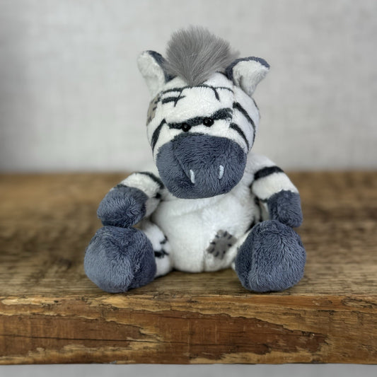 Blue Nose Friends Chip #8 - Mini Zebra Blue Nose Beanbag Soft Toy 5"