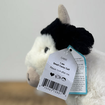 Jellycat Small Carey Calf - With Tags Small Calf/Cow Beanie Retired/Rare 8"