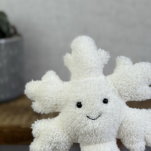 Jellycat Small Amuseable Snowflake - Small Christmas Soft Toy Retired 8"