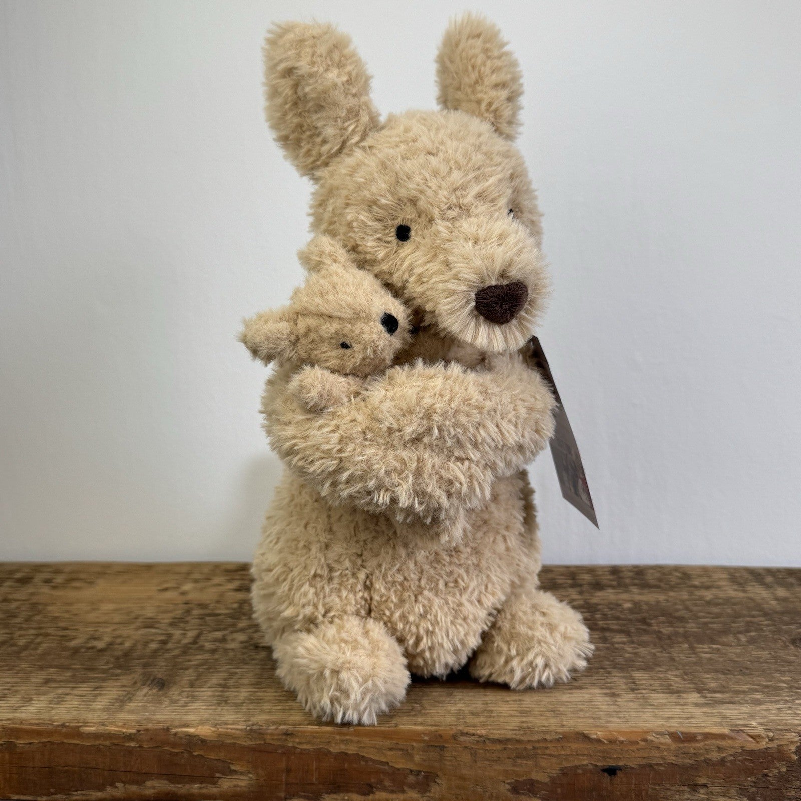 Jellycat Huddles Kangeroo - Kangeroo With Baby Soft Toy NWOT 12"