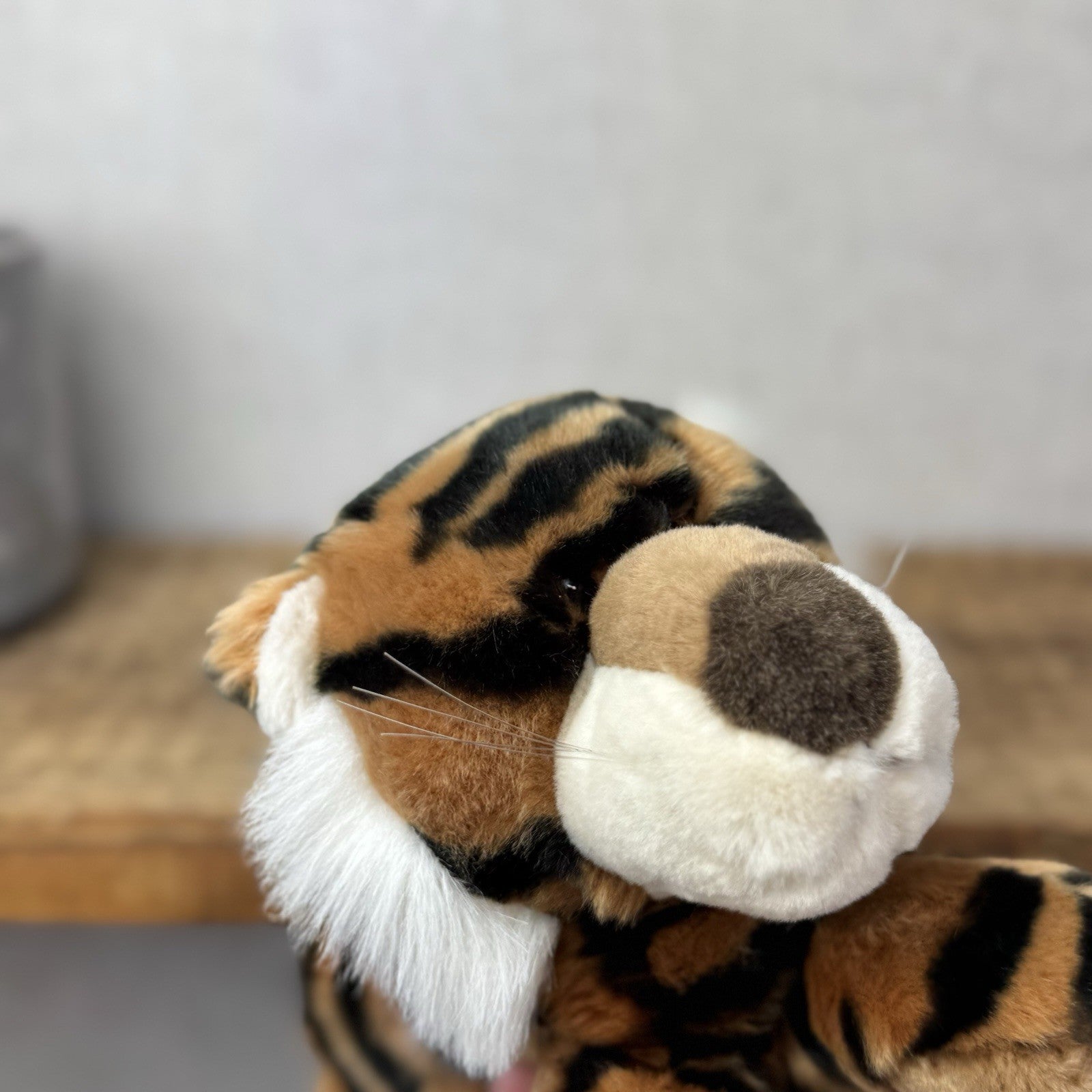 Aurora A&a Vintage Flopsies Tiger Trent - Floppy Heavy Tiger Soft Toy Beanie 12”