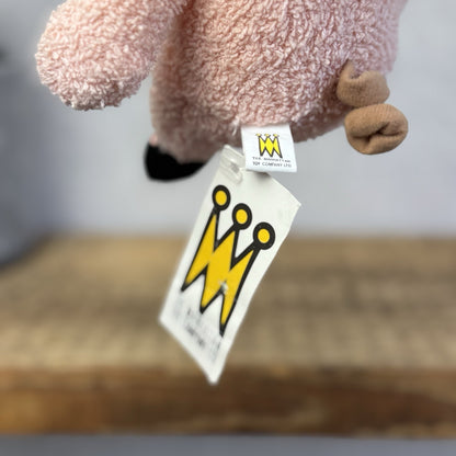 Manhattan Toy Company - Tip Toe Pig Vintage Soft Toy Beanie Piglet Ballet 7”