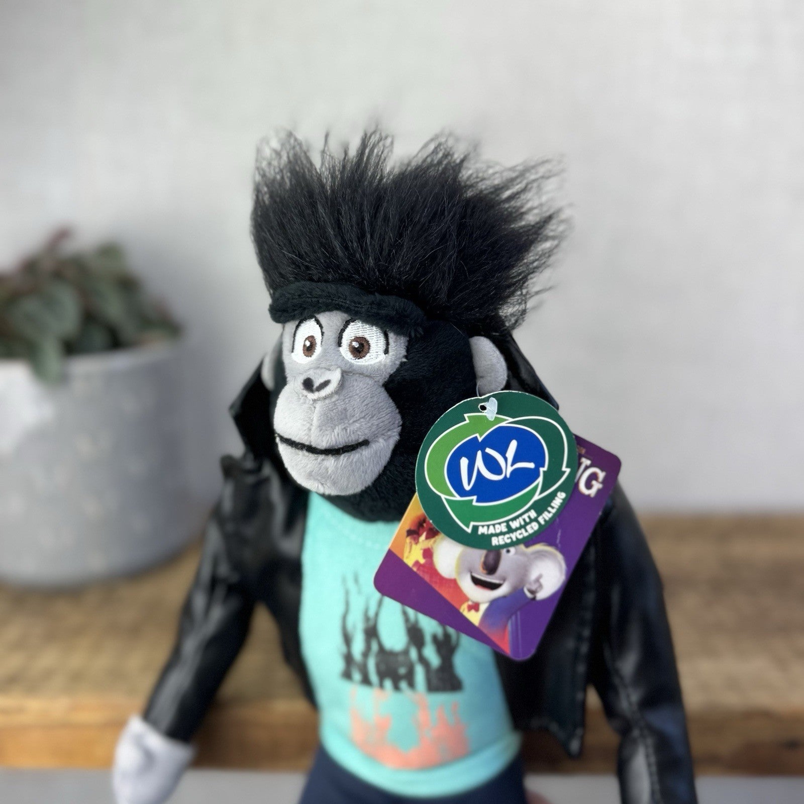 Sing 2 Johnny The Gorilla Soft Toy Plush Illumination Rare Sing Soft Toy