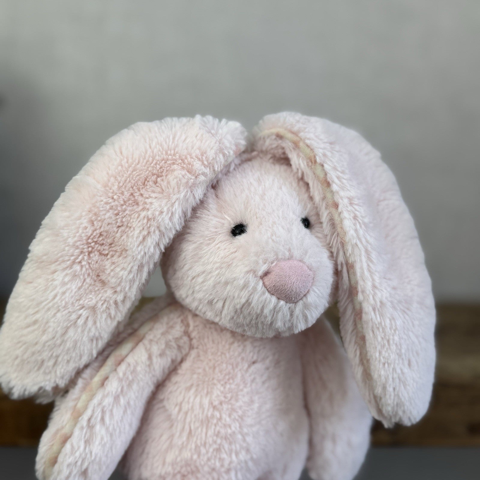 Jellycat Jellykitten Vintage Piper Bunny Small - Pink Piper Bunny Rabbit 8"
