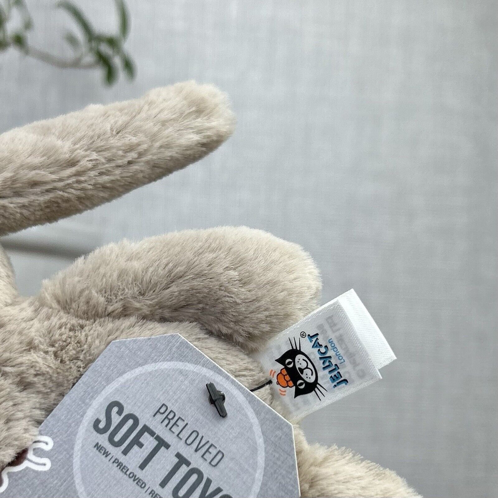 Jellycat Bashful Beige Bunny Ring Rattle - Beige Bunny Rattle Ring Soft Toy Baby