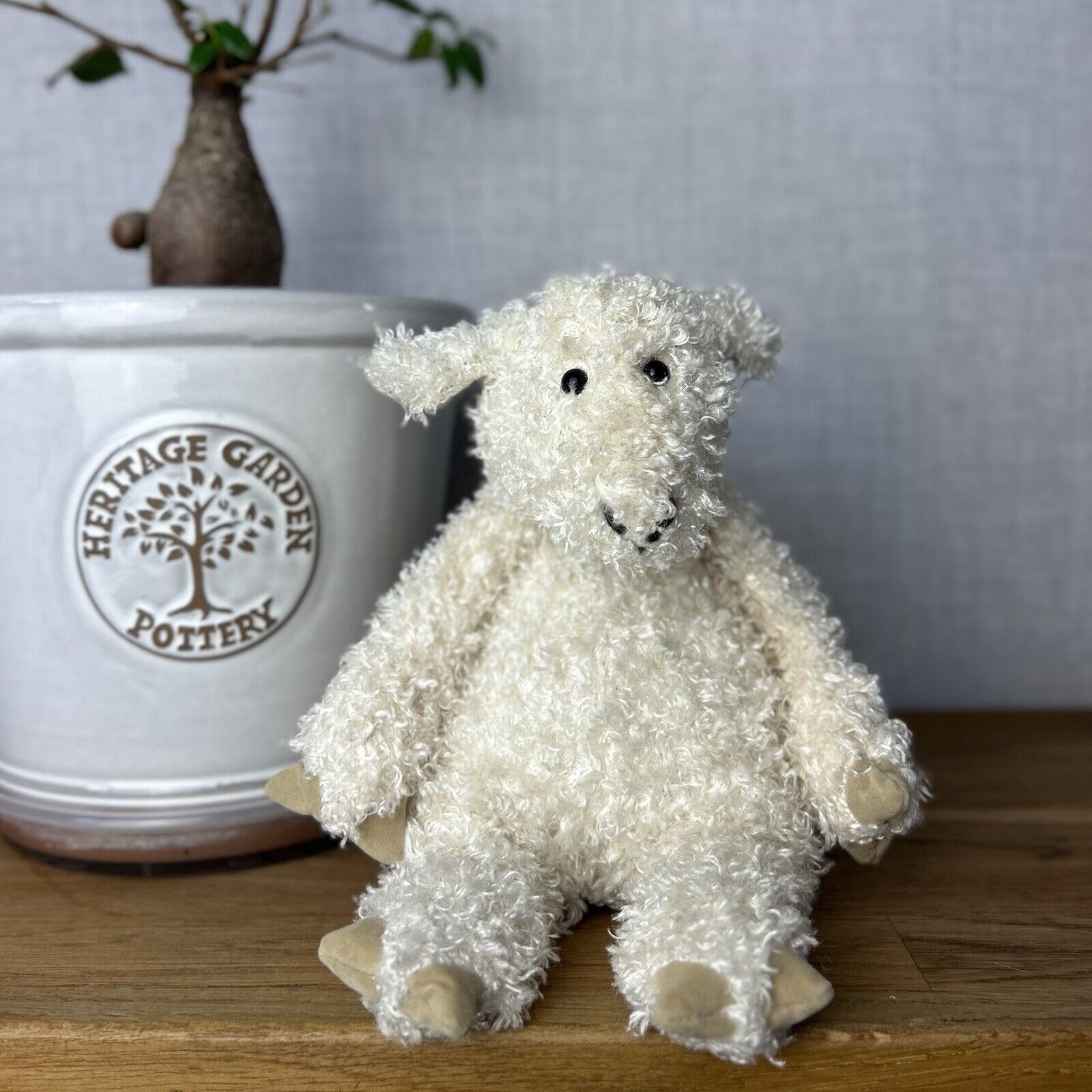 Jellycat Bunglie Sheep - Bunglie Lamb - Small Size Curly Lamb Sheep Soft 10"
