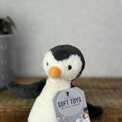 Jellycat Small Bashful Penguin - Small Retired Penguin Grey NWOT 8” (#2)