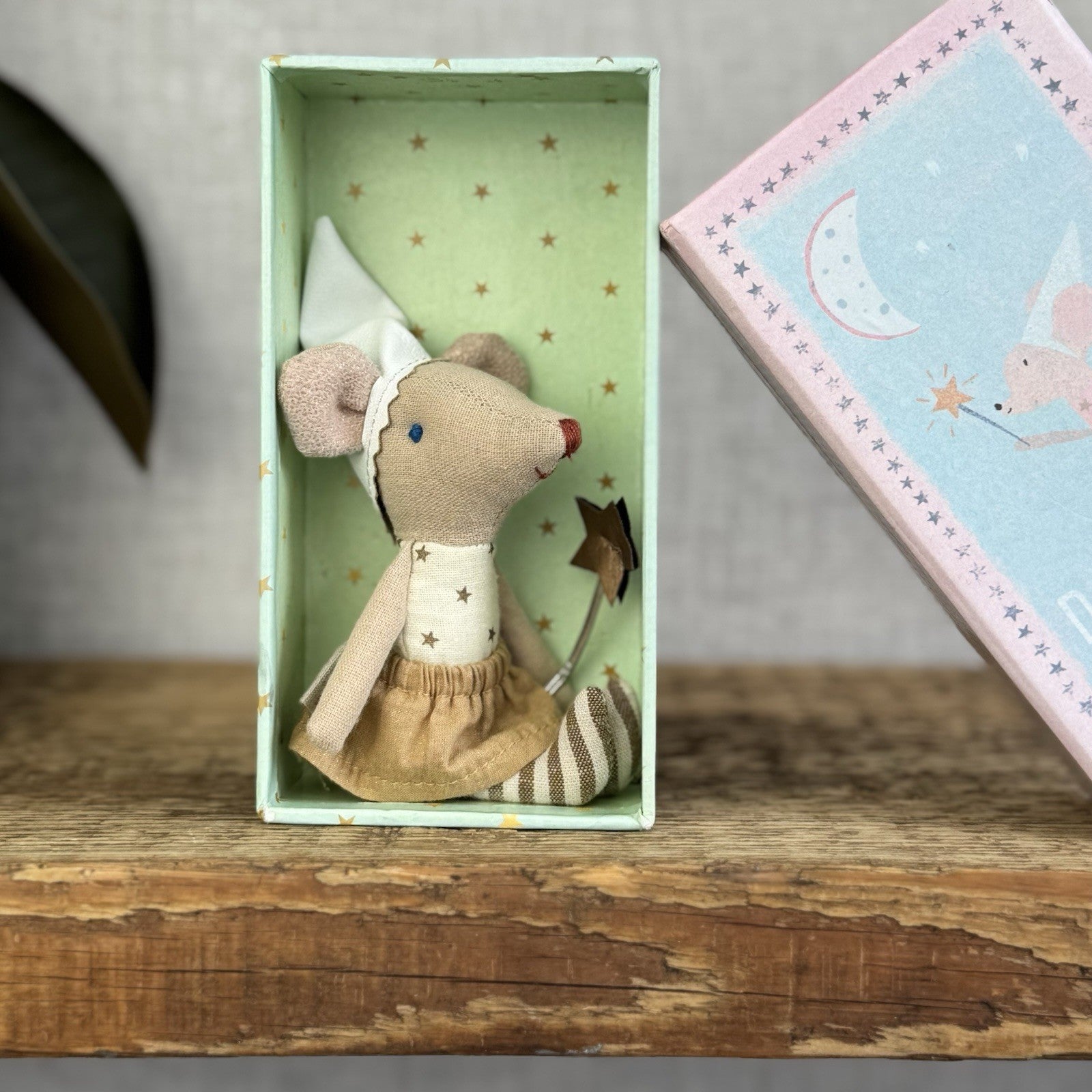Maileg Toothfairy In Matchbox - Retired 2015 - Tooth Fairy Collectible Mouse