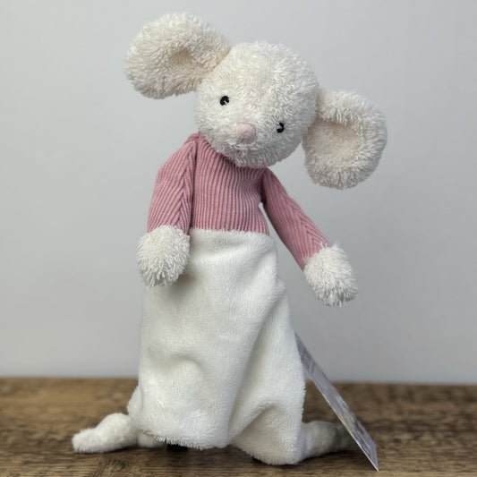 Jellycat Jumble Mouse Comforter - Small Mouse Comforter Soother Retired/Rare 8"