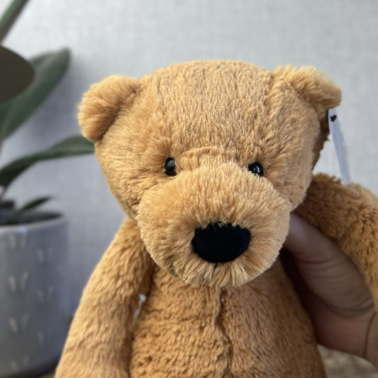 Jellycat Bashful Ginger/orange Bear - Medium Bashful Bear - Retired Bear 12”
