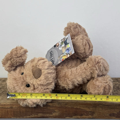 Jellycat Fuddlewuddle Puppy Medium - Light Brown Beige Dog (First Edition) 8"