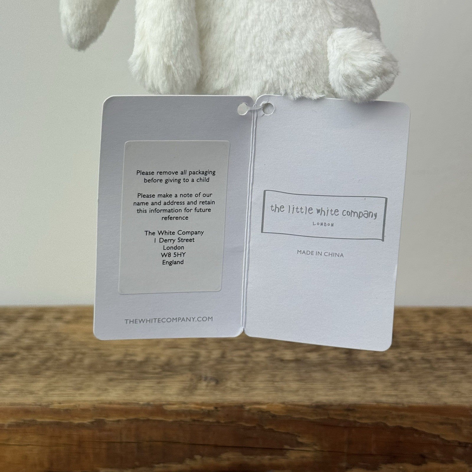 Jellycat Small Bashful Bunny White - Little White Company Exclusive New tags 8"