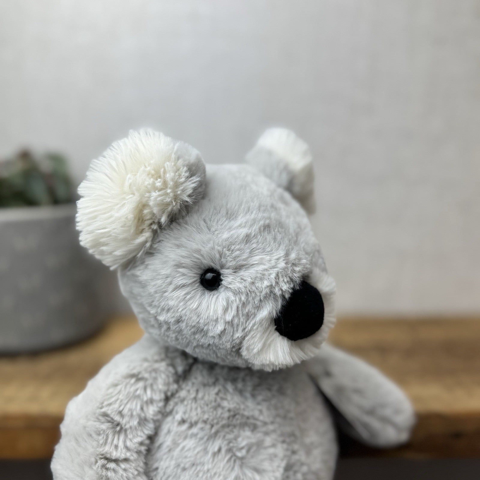 Jellycat Benji Koala Medium - Retired Soft Grey Beanie Koala Snugglet 14" (#2)