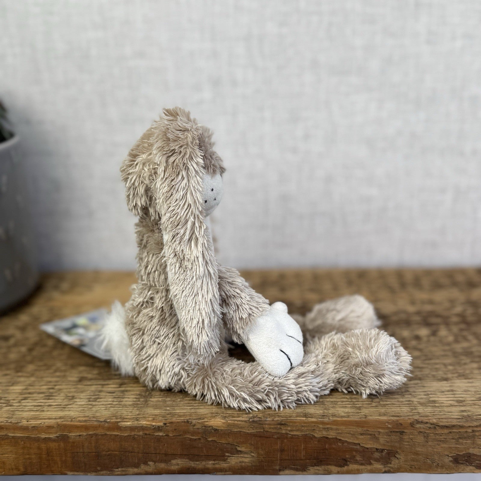 Jellycat Small Tiny Doolally Bunny Rabbit - Mini Long Limbed Beige Scruffy Bunny