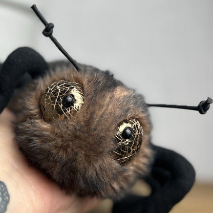Jellycat Tony Terantula - Fluffy Small Beanie Spider Soft Toy Collectible 6”