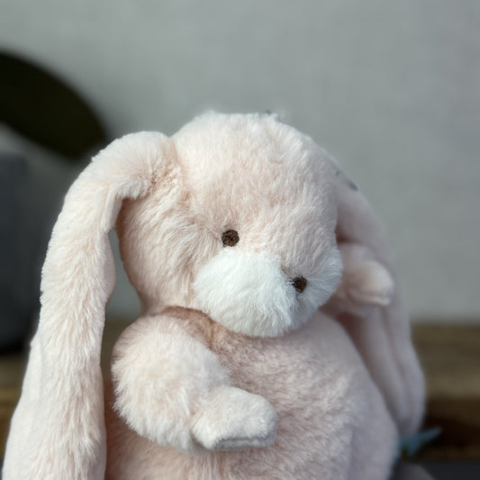 Bunnies By The Bay - Tiny Nibble Pink Bunny Soft Pink Beanie NWOT long Ears Cute