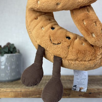 Jellycat Huge Amuseable Pretzel - Huge Amuseable Retired Soft Toy NWOT 16"
