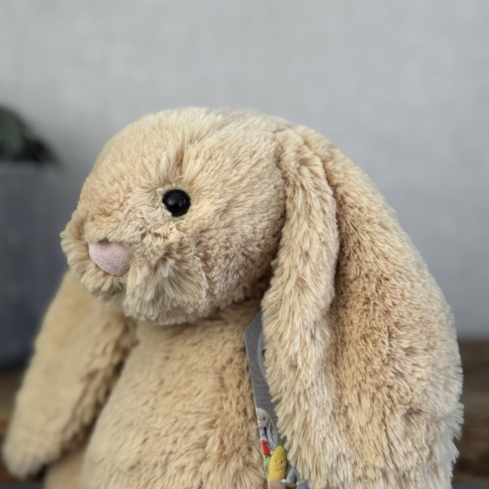 Jellycat Medium Bashful Honey Bunny - Retired Honey Bunny Plush Rabbit 12"