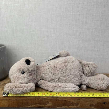 Jellycat Medium Bashful Mouse With Whiskers - Retired Grey Sitting Mouse 12"