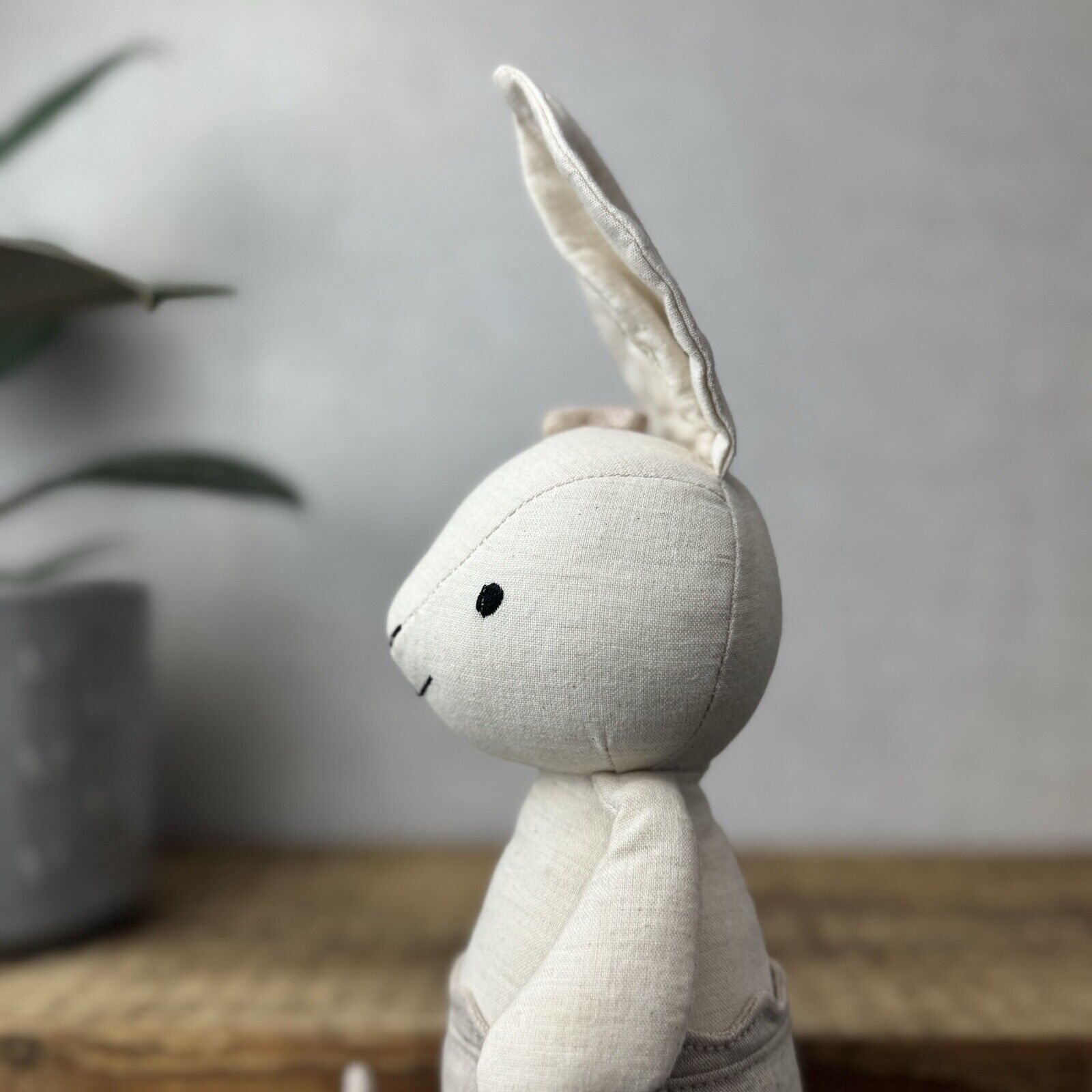 Jellycat Cream MerBunny - Mermaid Bunny Linen Beanie Plush Medium Soft Toy 12"