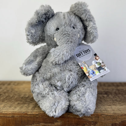 Jellycat Bartlesham Elephant - Small Bartlesham Grey Elephant Rare Vintage 10”