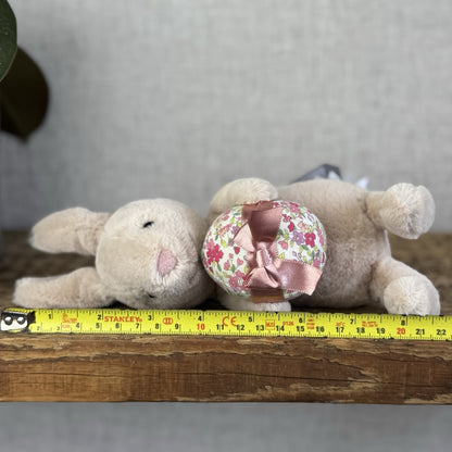 Jellycat Bonnie Bunny with Egg Small Rabbit Plush Toy Beanie Easter Pink 8”