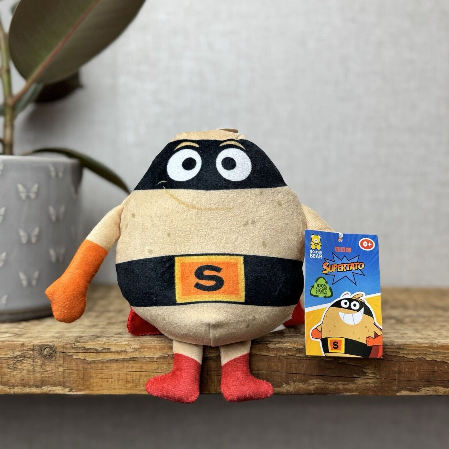 Cbeebies Supertato Soft Toy Plush - Small Super Potato Plush Character Kids New
