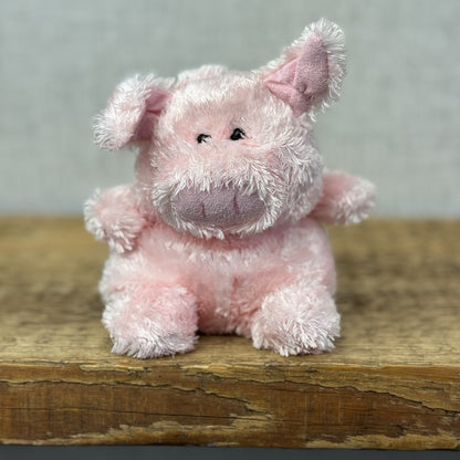 Russ Berrie Luvvies - Celeste The Pig Beanie - Pudding Pig Soft Toy Tiny 4” NWT