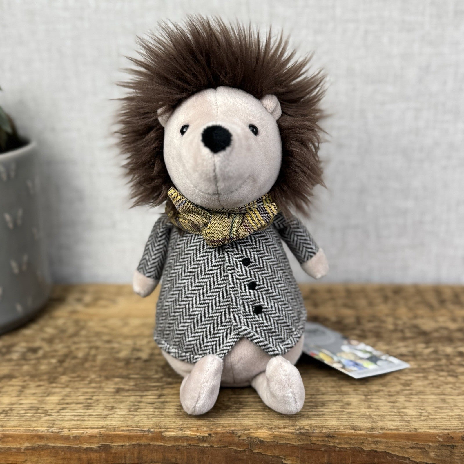 Jellycat Riverside Ramble Hedgehog - Waistcoat Wind In The Willows Retired 10”