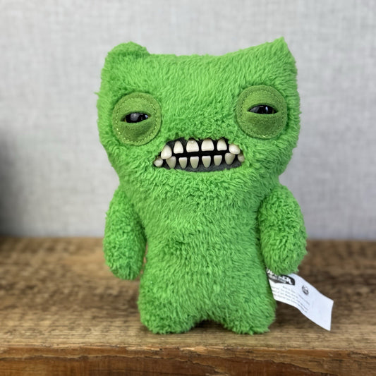 Fuggler Munch Munch Lime Green Funny Ugly Monster Plush Retired Munch Plush